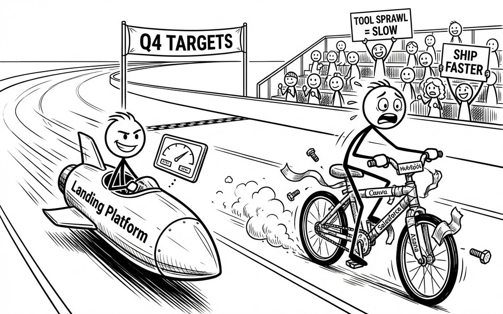 Modern agency team collaborating in an open workspace with multiple screens